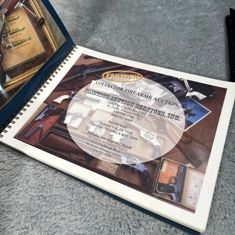 Vintage Faintich Auction Collector Firearms Auction Catalog 1999 Pistols Rifles